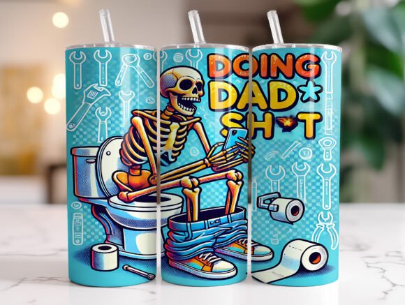 20 Oz Doing Dad Shit Funny Tumbler Wrap: A Designer’s Honest Take