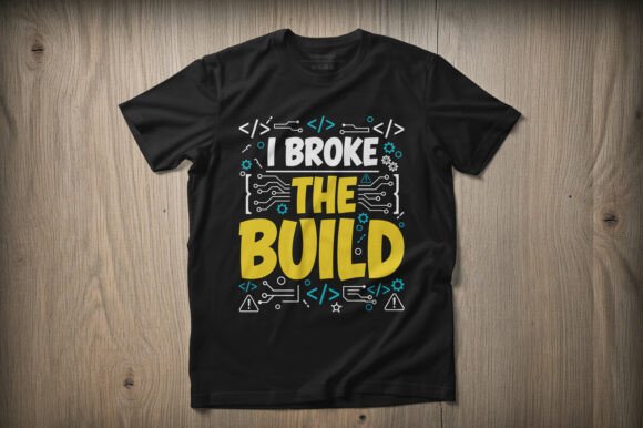 Broke the Build Programmer Tee: A Designer’s Real-World Take