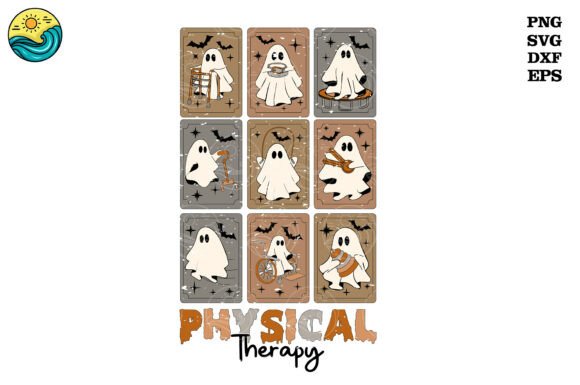 Cute Ghosts Physical Therapy SVG PNG Review