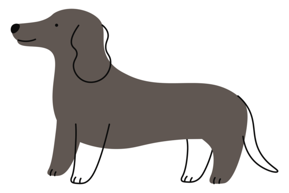 Dachshund Hand Drawn Icon: A Playful, Practical Embroidery Choice?