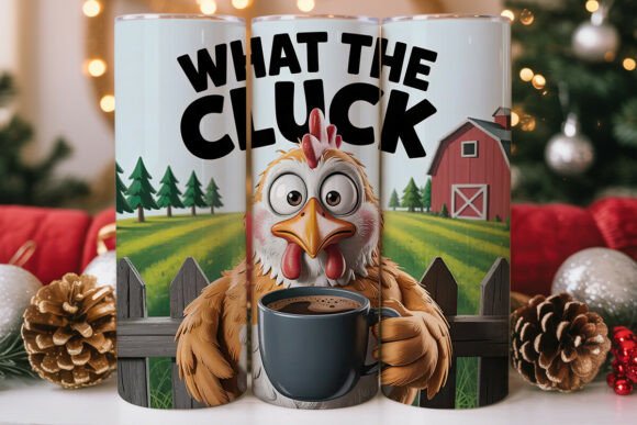 Funny Chicken Coffee Tumbler Wrap Review for Real Embroidery Projects