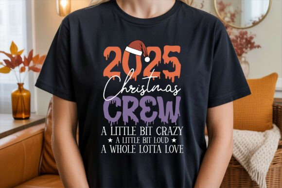 Funny Christmas Crew 2025 SVG PNG Family Review