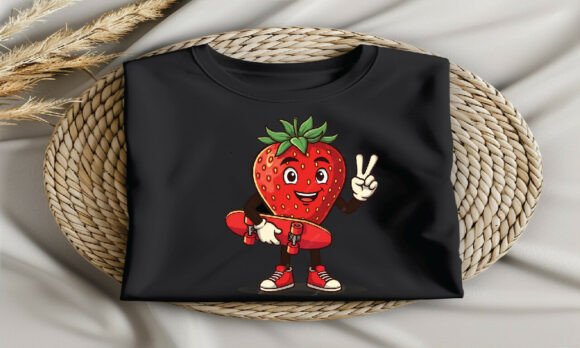 Funny Dabbing Strawberry Summer Fruit Gr