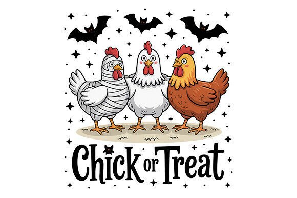 Funny Halloween Chicken Chick or Treat Review for Real Embroidery Use