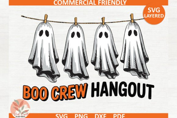 Funny Hanging Ghosts Clothes Line PNG Review