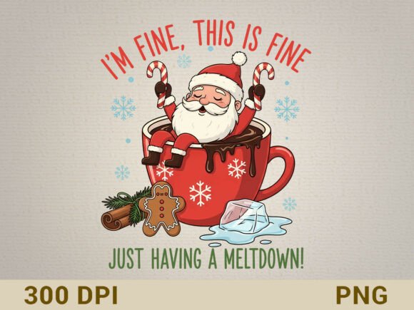 Funny Santa Meltdown Christmas Mug SVG: A Designer’s Real-World Review