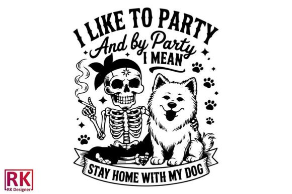 Funny Skeleton Dog Introvert Quotes SVG Review for Real Embroidery Projects