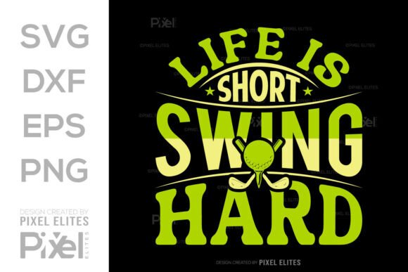 Life is Short Swing Hard SVG Cut File Review