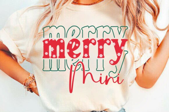 Merry Mini SVG PNG, Funny Christmas Design Review