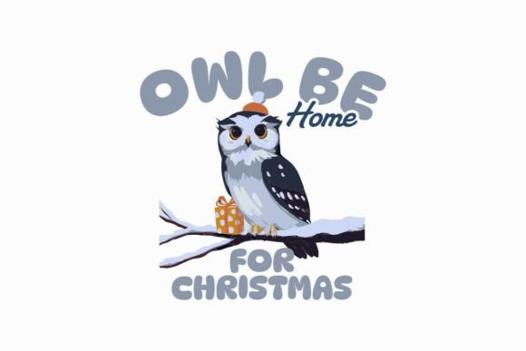Owl Be Home for Christmas T-shirt Design Review
