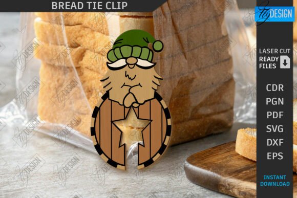 Reviewing Bread Clip Laser Cut Funny Baking Clip for Real Embroidery Projects
