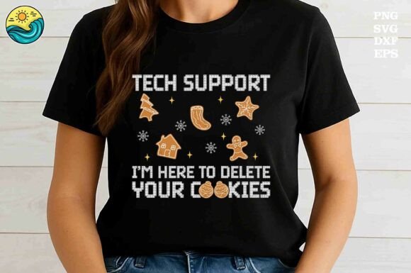 Tech Support Cookies SVG: A Festive Twist for Embroidery Projects
