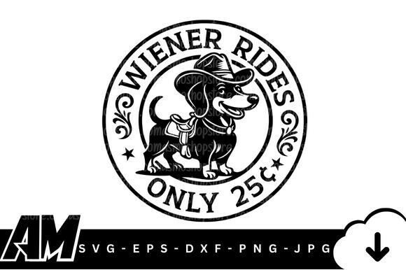 Wiener Rides 25 Cents SVG: Retro Fun Meets Real-World Embroidery