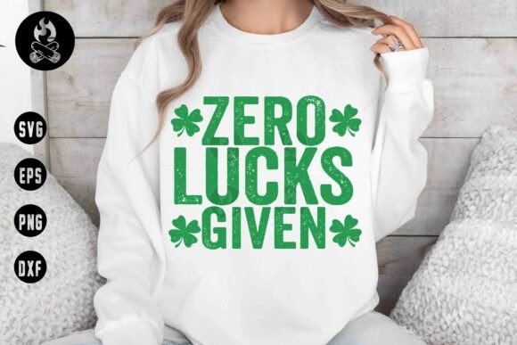 Zero Lucks Given SVG: Sass Meets St. Paddy’s in Embroidery